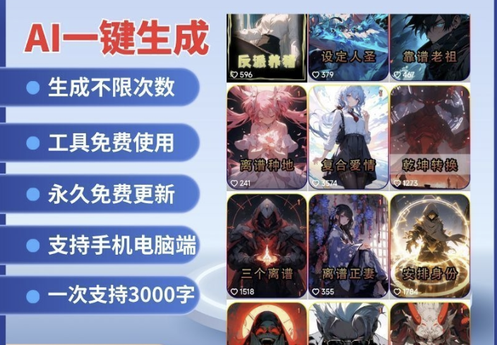 2025小说故事推文ai一键课程生成漫画解说视频全自动生成素材教程 第1张 2025小说故事推文ai一键课程生成漫画解说视频全自动生成素材教程 第1张